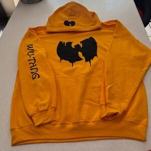 WU- TANG Yellow Hoodie!!! Brand new!!